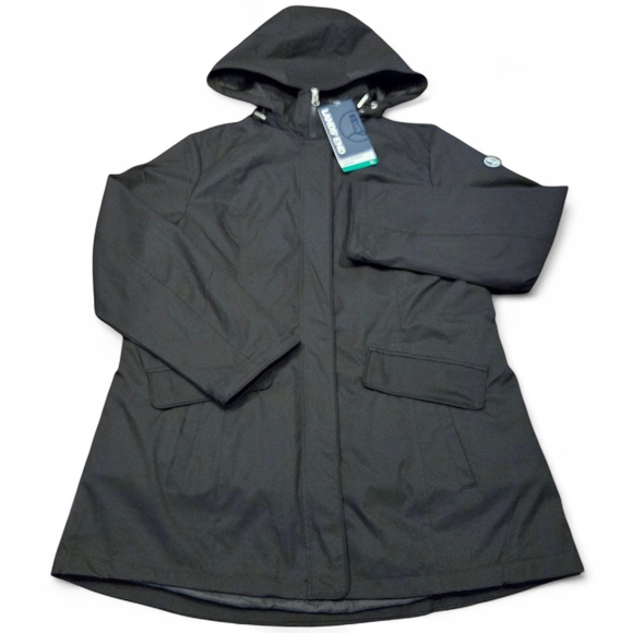 Lands' End Women's Black 3-in-1 Jacket System NEW With Tags Size XL - Picture 4 of 16